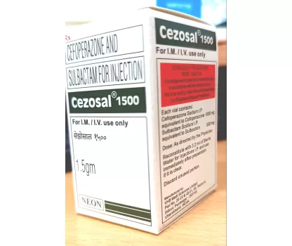 CEZOSAL 1500MG  CEFPARAZONE +  SULBACTAM